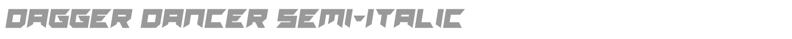 Dagger Dancer font preview