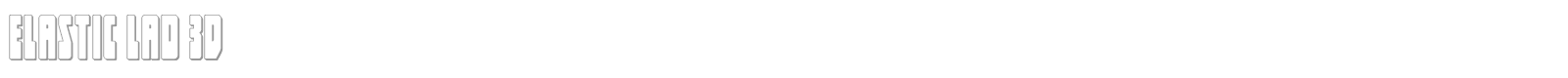 Elastic Lad font preview