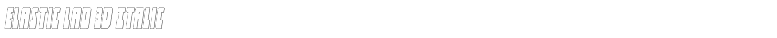 Elastic Lad font preview