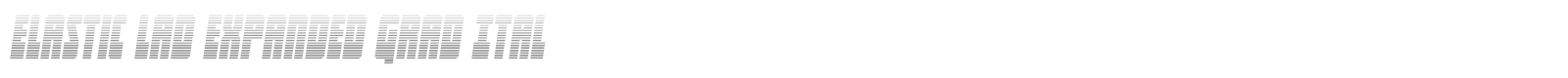 Elastic Lad font preview