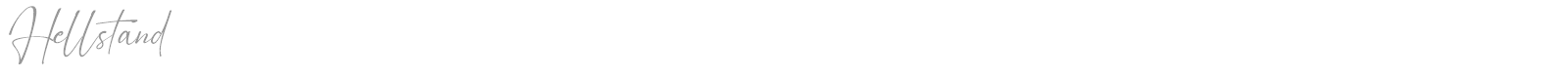 Hellstand font preview