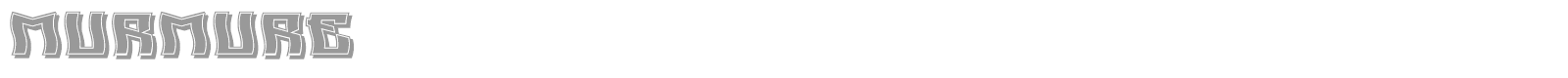 Murmure font preview