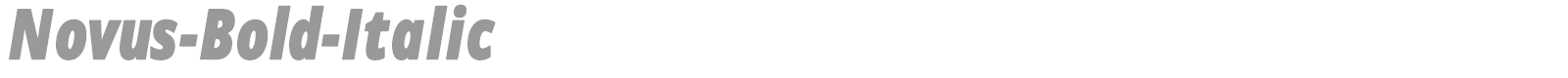 Novus font preview