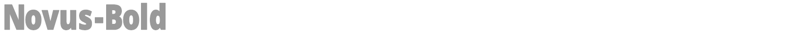 Novus font preview