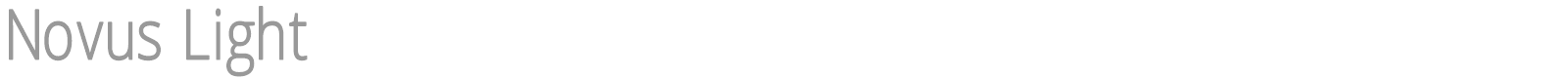 Novus font preview