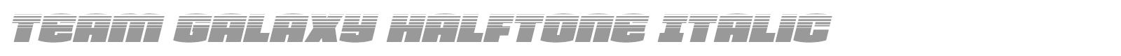 Team Galaxy font preview