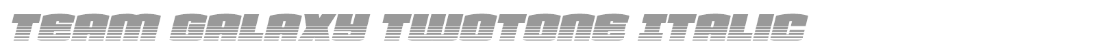 Team Galaxy font preview