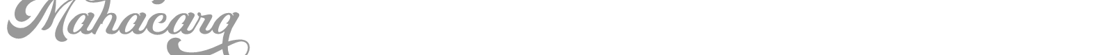 Mahacara font preview