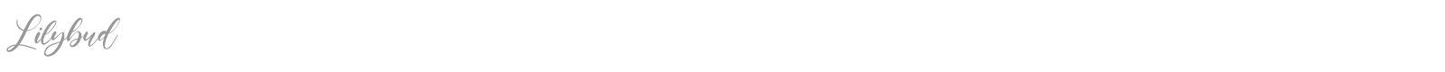 Lilybud font preview