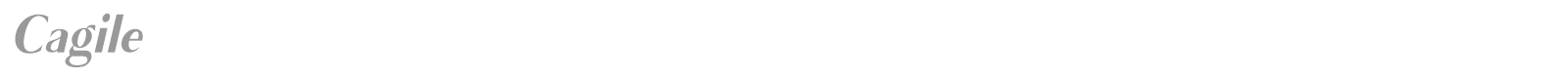 Cagile font preview