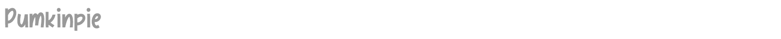 Pumkinpie font preview