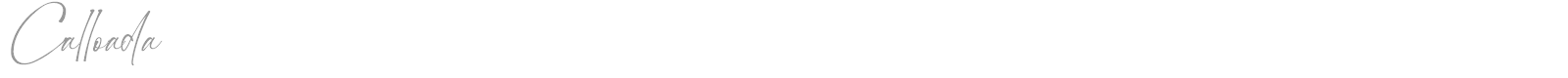 Calloada font preview