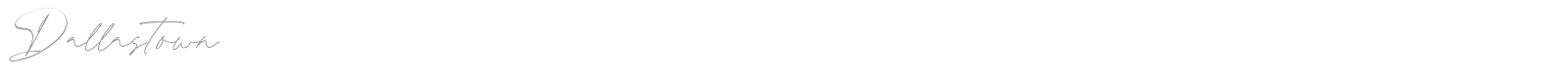 Dallastown font preview