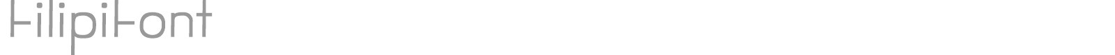 Filipi font preview