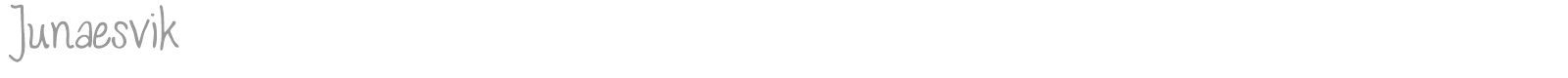 Junaesvik font preview