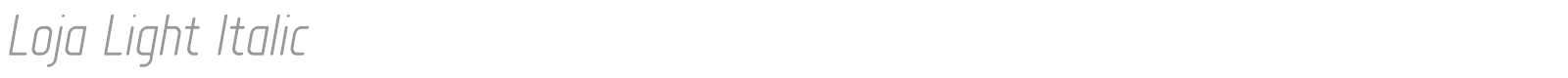 Loja font preview