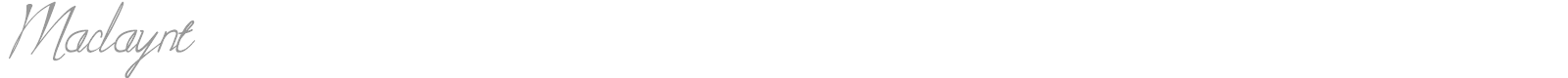 Maclaynt font preview