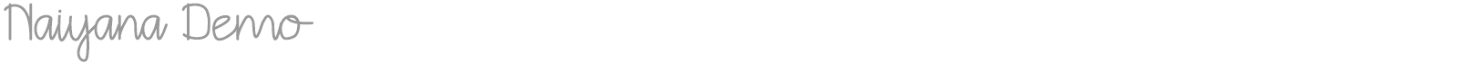 Naiyana font preview