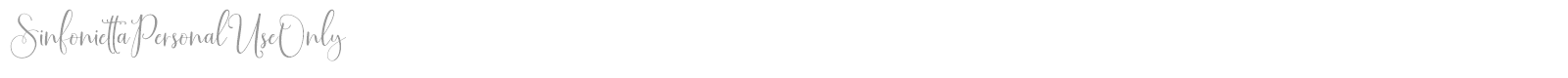 Sinfonietta font preview