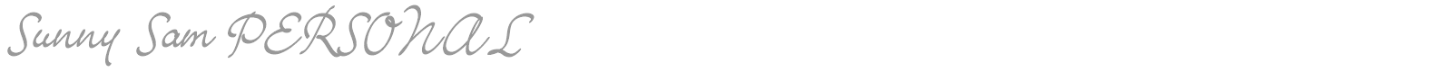 Sunny Sam font preview
