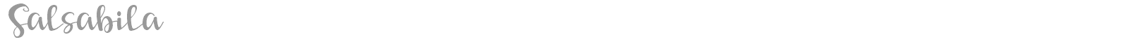 Salsabila font preview