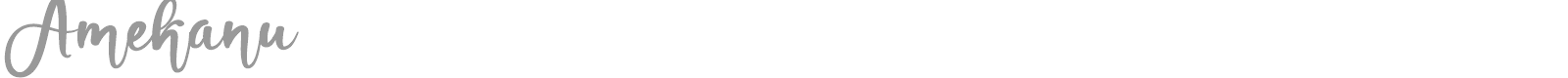 Amekanu font preview