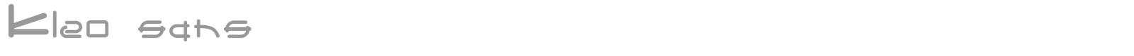 Kleo Sans font preview