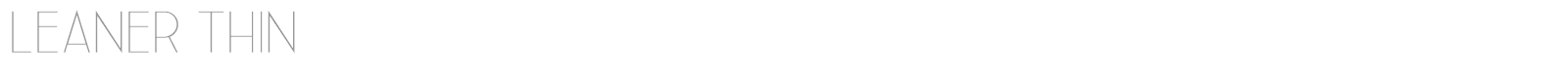 Leaner font preview