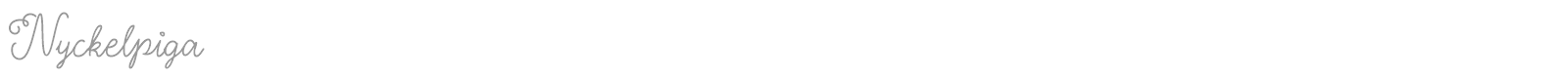 Nyckelpiga font preview