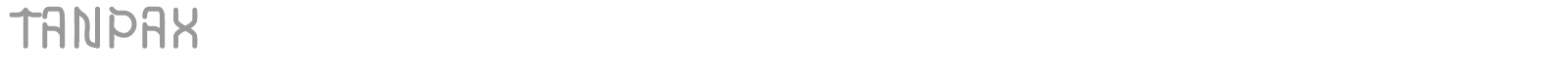 Tanpax font preview