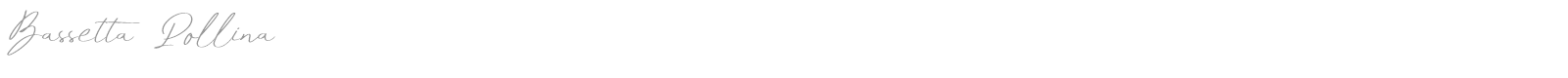 Bassetta Pollina font preview