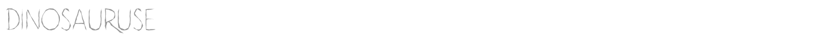 Dinosauruse font preview