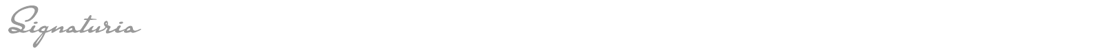 Signaturia font preview