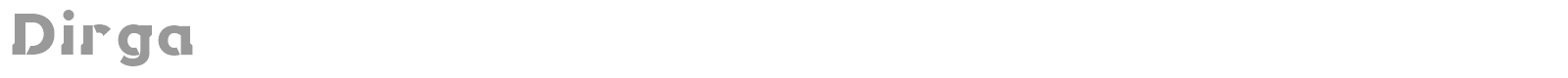 Dirga font preview