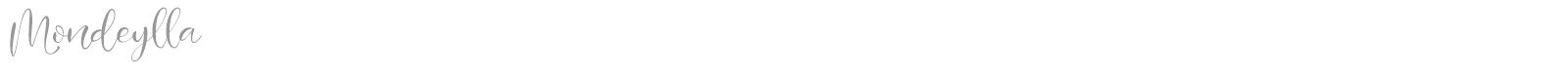 Mondeylla font preview