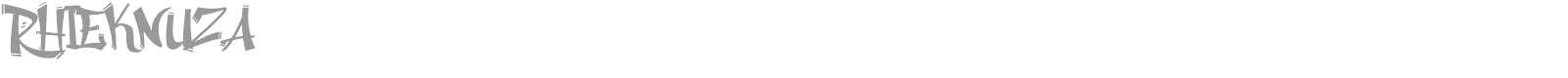 Rhieknuza font preview