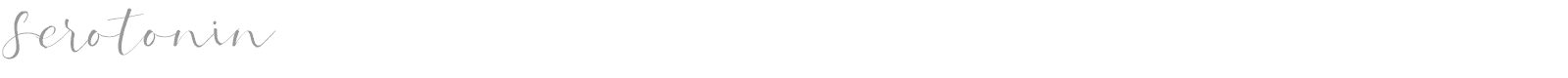 Serotonin font preview