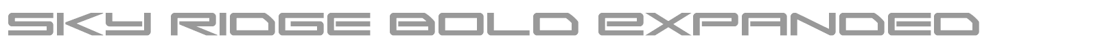 Sky Ridge font preview