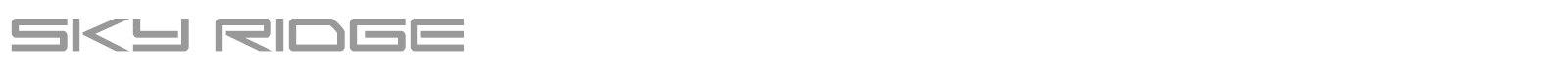Sky Ridge font preview