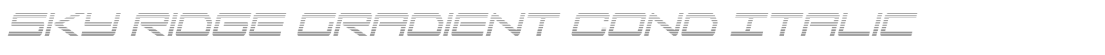 Sky Ridge font preview