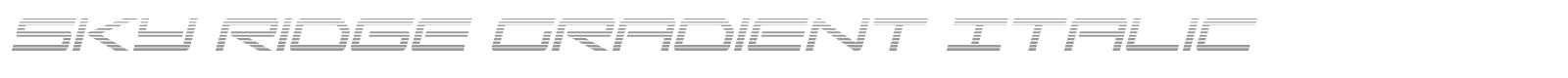 Sky Ridge font preview