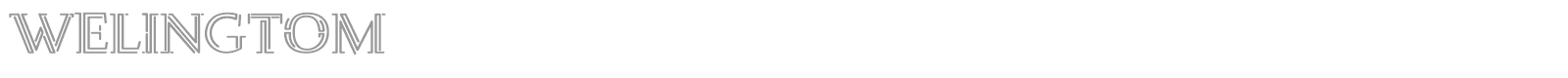Welingtom font preview