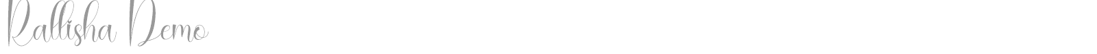 Rallisha font preview