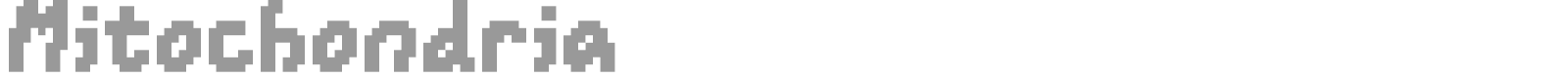 Mitochondria font preview