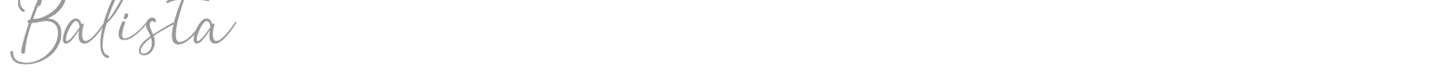 Balista font preview
