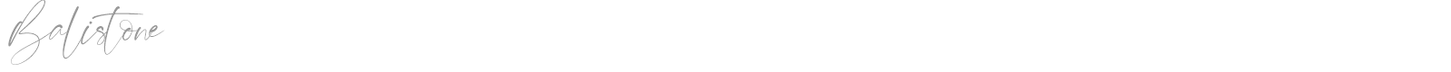 Balistone font preview
