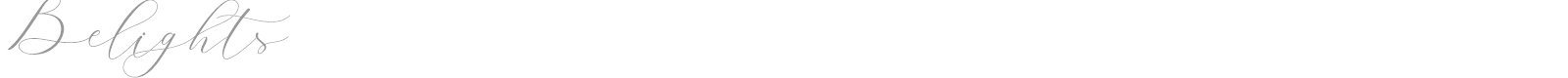 Belights font preview