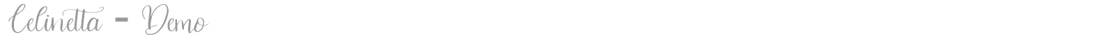 Celinetta font preview