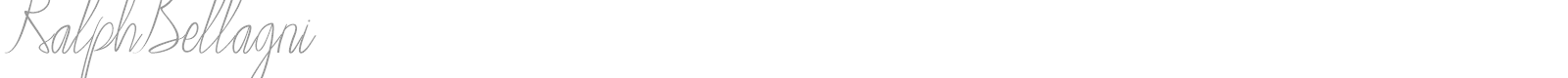 Ralph Bellagni font preview