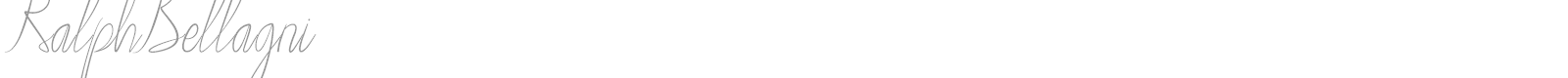 Ralph Bellagni font preview